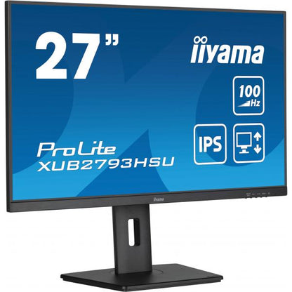 Iiyama ProLite 27 inch - Full HD IPS LED Monitor - 1920x1080 - HAS [XUB2793HSU-B7]
