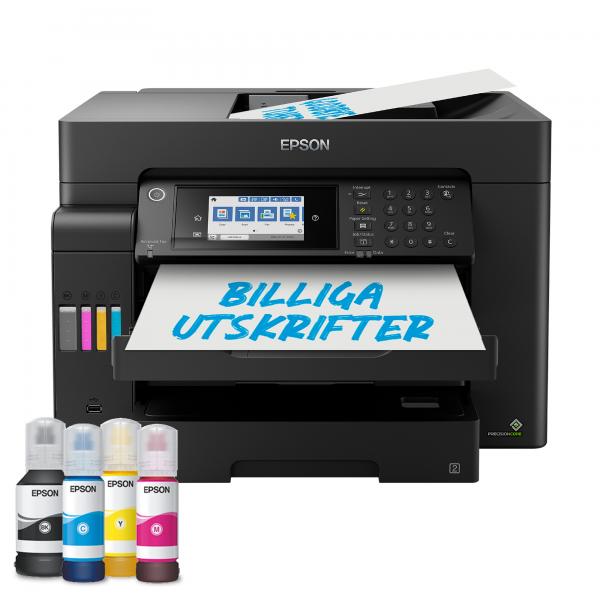 Epson EcoTank ET-16655 - Multifunctional Printer - A3 - 4800 x 1200 - 32 ppm - Wi-Fi - Black [C11CH71411]