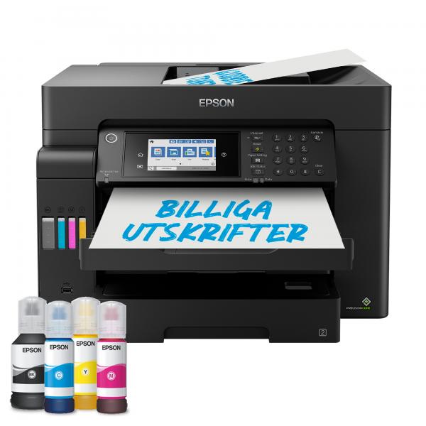 Epson EcoTank ET-16605 Multifunctional Printer - A3 - 4800 x 2400 DPI - 22 ppm - Wi-Fi - Black [C11CH72405]