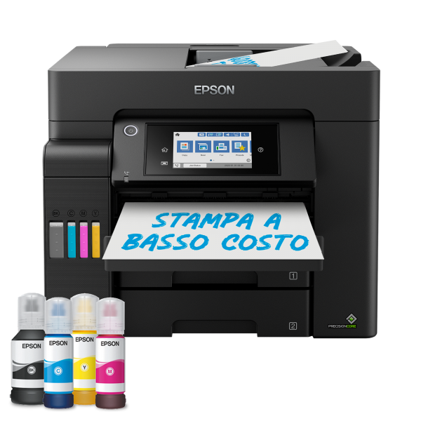 Epson EcoTank ET-5805 - All-in-One - A4 - Colour - 32 ppm - Black [C11CJ30405]