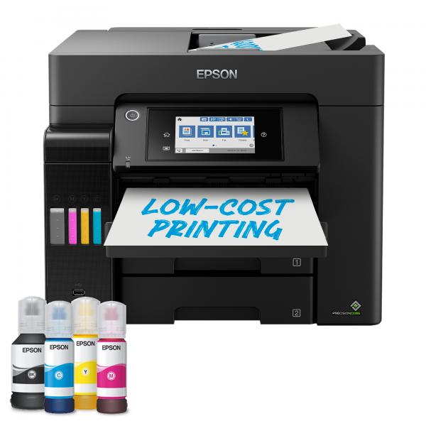 EPSON MULTIF. INK A4 COLORE, ECOTANK ET-5855, 25PPM, FRONTE/RETRO, ADF, USB/LAN/WIFI, 4 IN 1 [C11CJ29406]