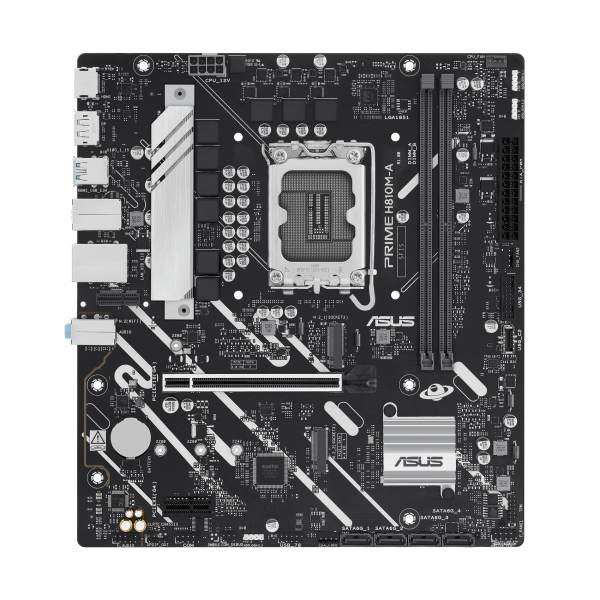 ASUS MB INTEL PRIME H810M-A-CSM, m-ATX, LGA 1851, DDR5, 1PCI-Ex16, 1PCI-Ex4, 2DIMM, HDMI/DP, 2M2/4SA [PRIME H810M-A-CSM]
