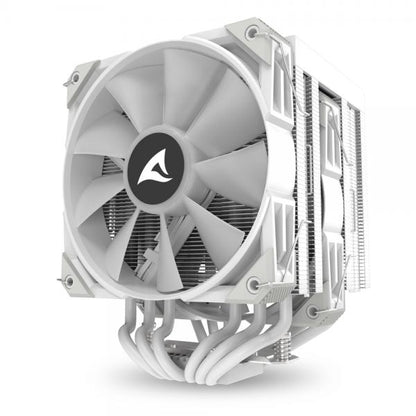SHARKOON DISSIPATORE AD ARIA 1X 120MM ARGB PWM FAN, 1X 120MM PWM FAN, 6X COPPER PIPES, DIRECT TOUCH, [A60 RGB WHITE]