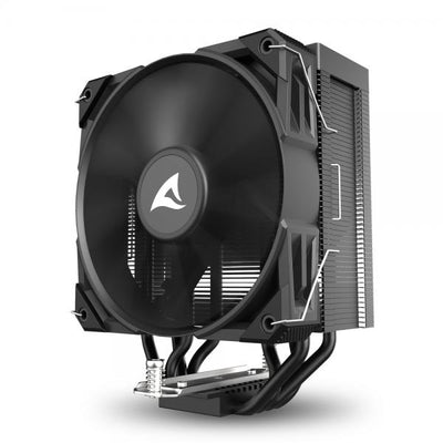 Sharkoon A40 Processore Raffreddatore d'aria 12 cm Nero 1 pz [A40BLACKAIRCOOLER]
