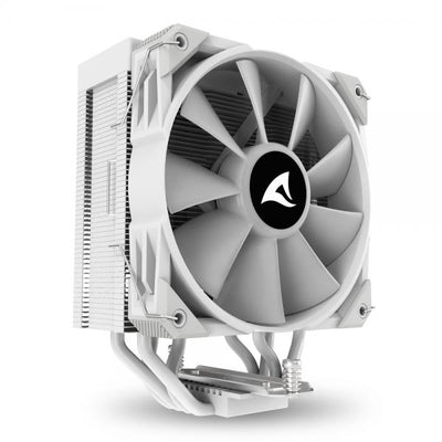 Sharkoon A40 RGB Processore Raffreddatore d'aria 12 cm Bianco 1 pz [A40RGBWHITEAIRCOOLER]