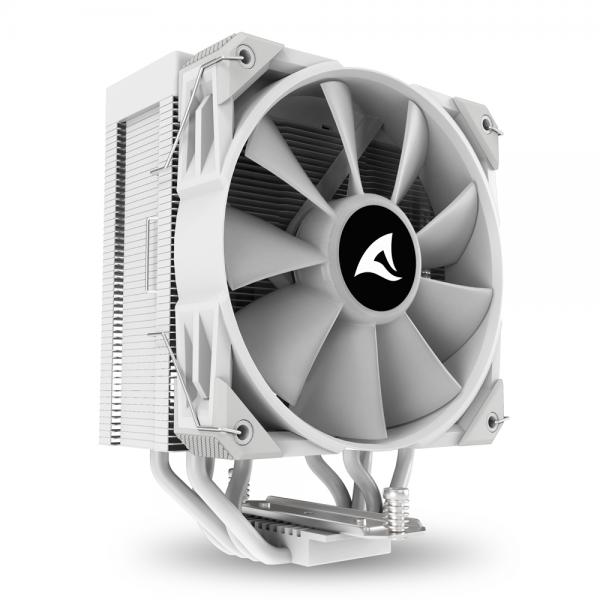 Sharkoon A40 RGB Processore Raffreddatore d'aria 12 cm Bianco 1 pz [A40RGBWHITEAIRCOOLER]