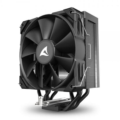 SHARKOON DISSIPATORE AD ARIA 1X 120MM PWM FAN, 5X COPPER PIPES, DIRECT TOUCH, TDP 230W [A50 BLACK]