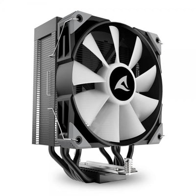 SHARKOON DISSIPATORE AD ARIA 1X 120MM ARGB PWM FAN, 5X COPPER PIPES, DIRECT TOUCH, TDP 230W, EFFETTO [A50 RGB BLACK]