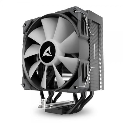 SHARKOON DISSIPATORE AD ARIA 1X 120MM ARGB PWM FAN, 5X COPPER PIPES, DIRECT TOUCH, TDP 230W, EFFETTO [A50 RGB BLACK]