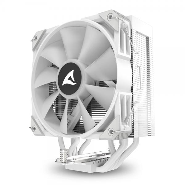 SHARKOON DISSIPATORE AD ARIA 1X 120MM ARGB PWM FAN, 5X COPPER PIPES, DIRECT TOUCH, TDP 230W, EFFETTO [A50 RGB WHITE]