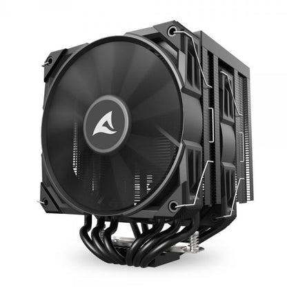 SHARKOON DISSIPATORE AD ARIA 2X 120MM PWM FAN, 6X COPPER PIPES, DIRECT TOUCH, TDP 260W [A60 BLACK]