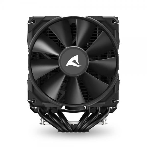 Sharkoon A60 Processore Raffreddatore d'aria 12 cm Nero 1 pz [A60BLACKAIRCOOLER]