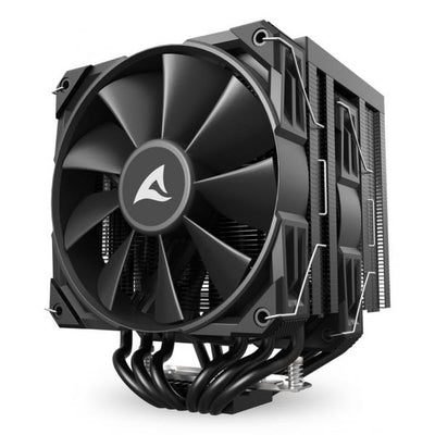 Sharkoon A60 Processore Raffreddatore d'aria 12 cm Nero 1 pz [A60BLACKAIRCOOLER]