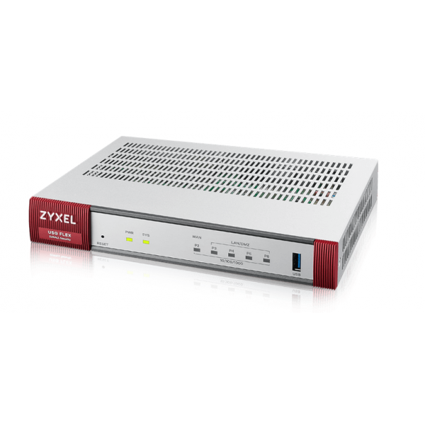 ZYXEL FIREWALL 1P GBE POE 30W 4P GBE 2 GBPS FIREWALL THROUGHPUT. WAN-VPN 20 IPSEC, 15 SSL [USGFLEX50HP-EU0101F]