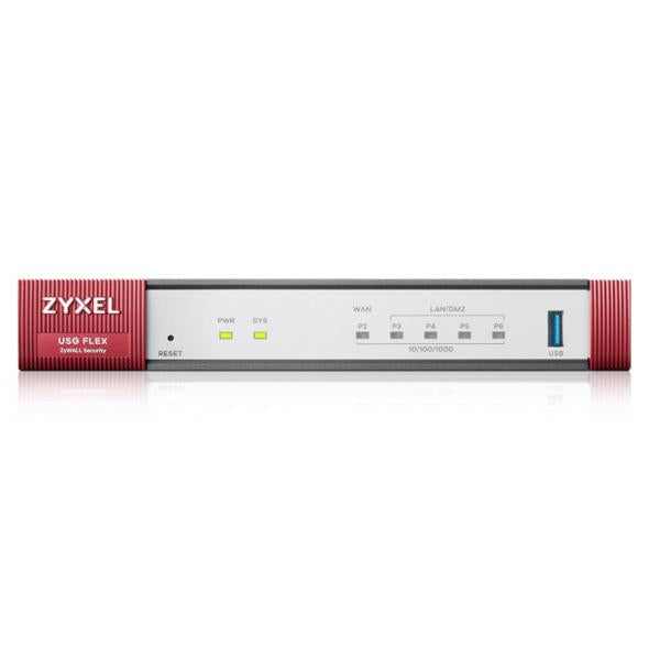 ZYXEL FIREWALL 1P GBE POE 30W 4P GBE 2 GBPS FIREWALL THROUGHPUT. WAN-VPN 20 IPSEC, 15 SSL [USGFLEX50HP-EU0101F]