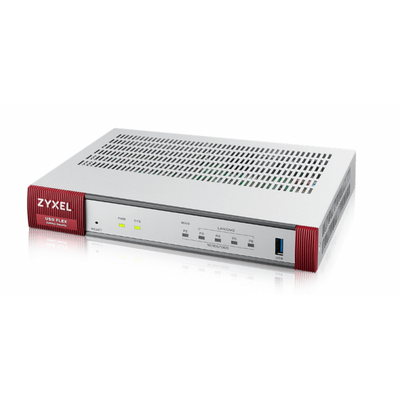 Zyxel USG FLEX 50 HP - 5 Gigabit user-definable ports - 1 1G PoE+ - 1 USB with 1 YR Gold Security Pack [USGFLEX50HP-EU0102F]