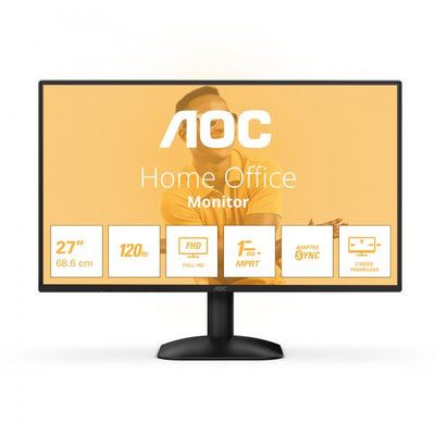 AOC MONITOR 27 LED VA 16:9 FHD 4MS 300 CDM 120hz, VGA/HDMI [27B31H]