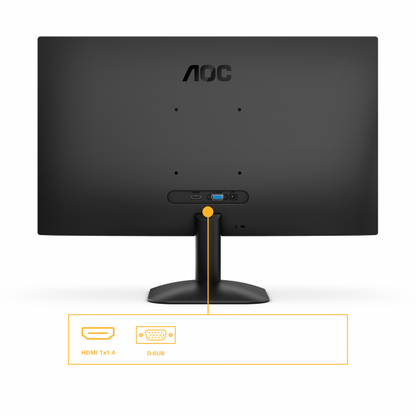 AOC MONITOR 23,8 LED IPS FHD 16:9 4MS 300 CDM 120Hz, VGA/HDMI [24B31H]