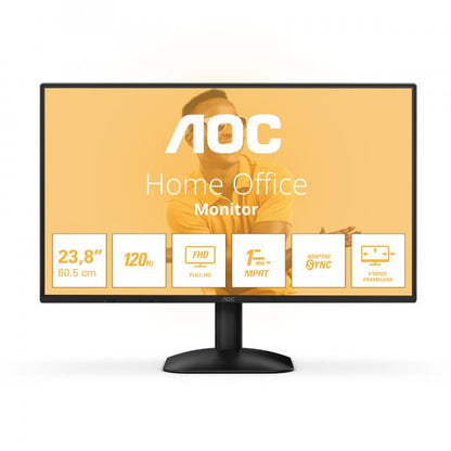 AOC MONITOR 23,8 LED IPS FHD 16:9 4MS 300 CDM 120Hz, VGA/HDMI [24B31H]