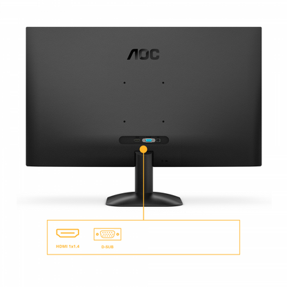 AOC MONITOR 27 LED VA FHD 16:9 4MS 300 CDM 100Hz, VGA/HDMI [27B35HM]