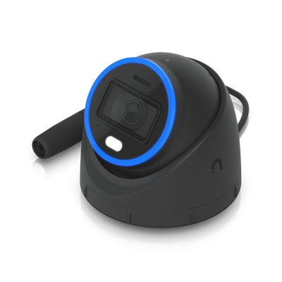 Ubiquiti - UVC-AI-Turret-B - UniFi all-weather and vandal proof 4K PoE+ camera, Ultra-wide viewing angle (109.9), 40 m (131 ft) IR night vision, advanced AI: Face and license plate recognition, integ [UVC-AI-Turret-B]