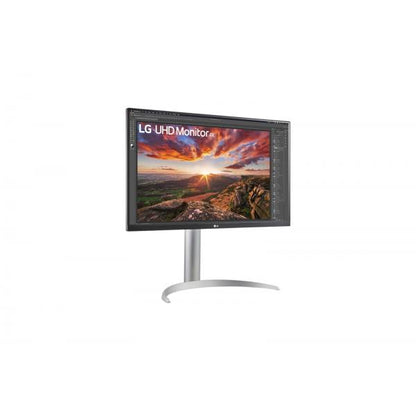 LG MONITOR 27 LED IPS 4K UHD 16:9 5MS 300 CDM, PIVOT, DP/HDMI, MULTIMEDIALE, BIANCO [27UP850K]