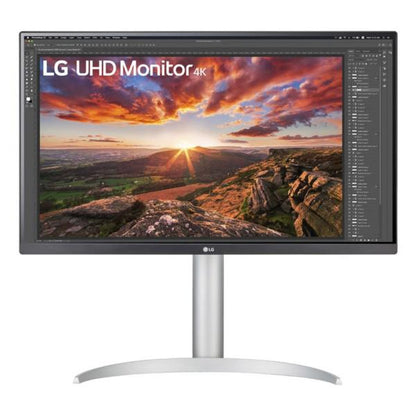 LG MONITOR 27 LED IPS 4K UHD 16:9 5MS 300 CDM, PIVOT, DP/HDMI, MULTIMEDIALE, BIANCO [27UP850K]