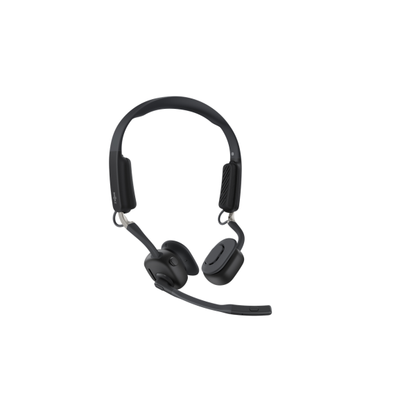 SHOKZ OpenMeet UC Wireless Bluetooth Bone Conduction Videoconferencing Headset with USB-A adapter - dongle USB-A incluso [C610-AA-BK-EU-000]