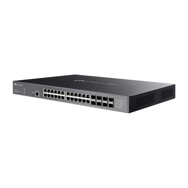 TP-Link - SX3832MPP - Omada 32-Port 10GE L2+ Managed Switch with 24-Port PoE++, 24 10G RJ45 PoE++ Ports, 8 10G SFP+ Slots, RJ45/USB Type C Console Port, 802.3bt/at/af (up to 90W/port), 770 W PoE Pow [SX3832MPP]