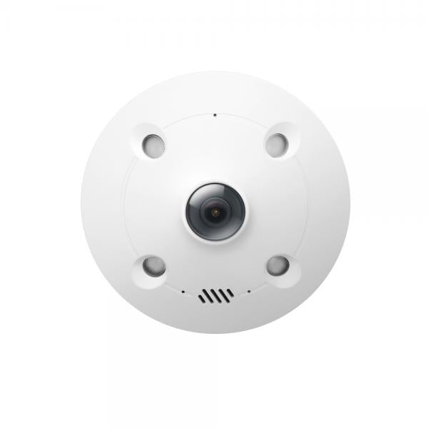 TP-Link - VIGI 5MP IR Fisheye Network Camera- SPEC: 5MP, 1.4mm Fixed Lens, 1/2.7? Progressive Scan CMOS, H.265+/H.265/H.264+/H.264, IR LED, 25fps/30fps (2560x1920), IP67, PoE/DC 12V, 120dB WDR, Built- [InSightS655I]