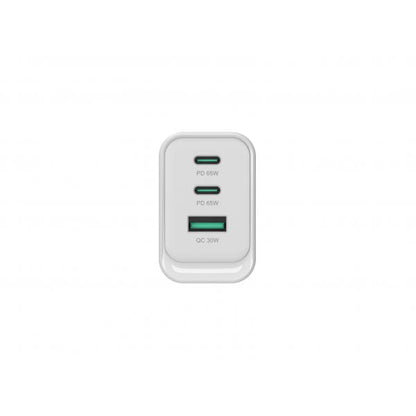 Conceptronic 3-Port 65W GaN USB PD Charger - USB-C x 2 - USB-A x 1 - QC 3.0 - PPS - PD 3.0 [ALTHEA21W65]