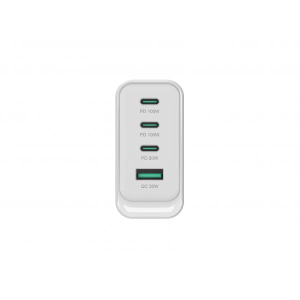 Conceptronic 4-Port 100W GaN USB PD Charger - USB-C x 3 - USB-A x 1 - QC 3.0 - PPS - PD 3.0 [ALTHEA22W100]