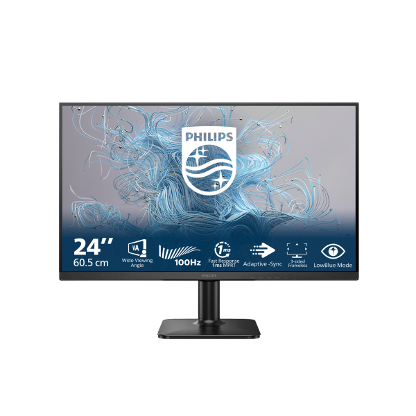 Philips Serie 1000 24E2N1100LB/00 Monitor PC 60,5 cm (23.8") 1920 x 1080 Pixel Full HD LCD Nero [24E2N1100LB/00]