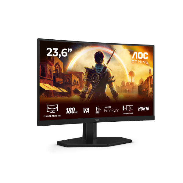 Aoc G4 Series - 23.6 inch - 1920x1080 - Curved - Full HD LED - 180hz [C24G42E]