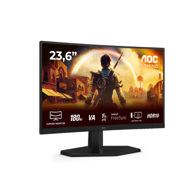 Aoc G4 Series - 23.6 inch - 1920x1080 - Curved - Full HD LED - 180hz [C24G42E]
