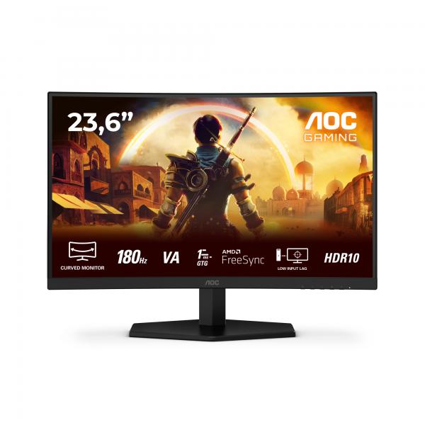 Aoc G4 Series - 23.6 inch - 1920x1080 - Curved - Full HD LED - 180hz [C24G42E]