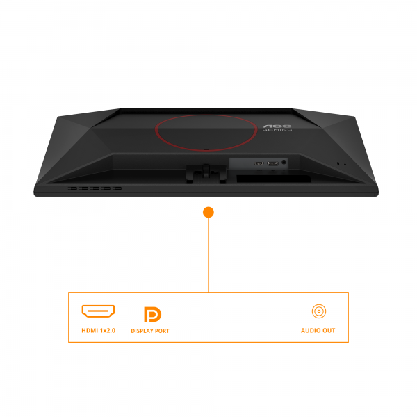 AOC MONITOR GAMING 24,5 FHD 1MS 180HZ 300 CDM, DP/HDMI [25G42E]