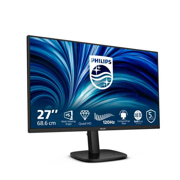 Philips 27B2N3500J/00 Monitor PC 68,6 cm (27") 2560 x 1440 Pixel 2K LCD Nero [27B2N3500J/00]