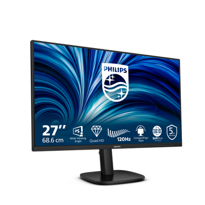 Philips 27B2N3500J/00 Monitor PC 68,6 cm (27") 2560 x 1440 Pixel 2K LCD Nero [27B2N3500J/00]