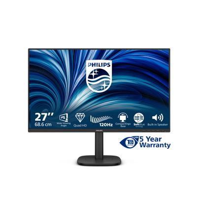 PHILIPS MONITOR 27 LED IPS QHD 16:9 4MS 350 CDM, PIVOT, DP/HDMI, MULTIMEDIALE [27B2N3500J]