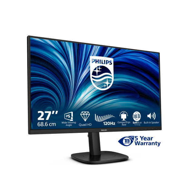 Philips 3000 Series - 27 inch - 2K LCD - 2560x1440 - Pivot - HAS [27B2N3500J/00]