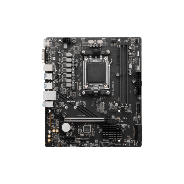 MSI MB AMD PRO A620M-B,A620,AM5,2DDR5,1PCI-EX16,1PCI-EX1,1M.2,4SATA3,6USB3.2 GEN1,6USB2.0 [PRO A620M-B]