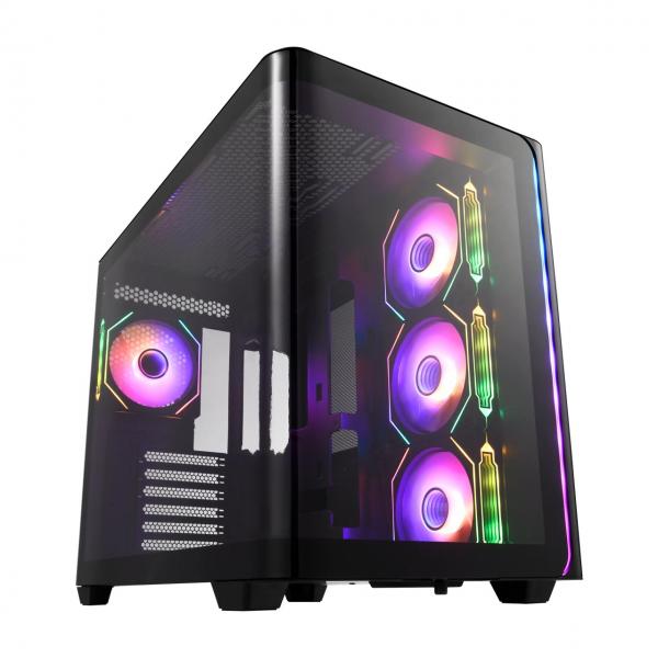 FSP FORTRON CASE M.TOWER M580-BA TG CURVE 4xARGB COOL 2xUSB3.0 TYPE C POC00 [POC0000254]