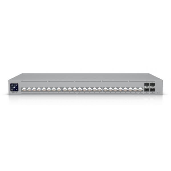 Ubiquiti Networks UniFi 230 Gbps - 50W - 22x 2.5/1 GbE - 100/10 MbE RJ45 - 2x 10/5/2.5/1 GbE - 100 MbE RJ45 - 4x 10/1G SFP+ [USW-PRO-HD-24]