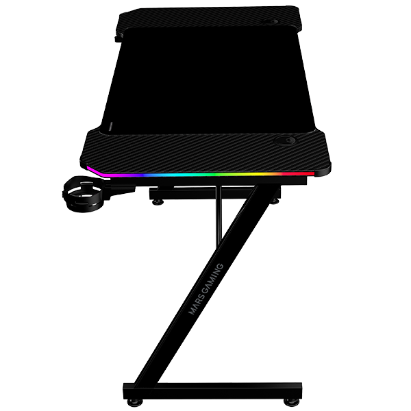 MARSGAMING GAMING DESK MGDX120RGB 120X60CM RGB REMOTE CTRL, XL PAD, HOLDER [MGDX120RGB]