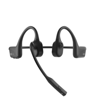 SHOKZ OpenComm2 UC 2025 Upgrade Wireless Bluetooth Bone Conduction Headset (with USB-C Dongle) - dongle USB-C incluso [C120-AC-BK-EU-000]