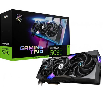 MSI VGA GEFORCE RTX 5090, RTX 5090 32G GAMING TRIO OC, 32GB GDDR7, HDMI/DP3, TRI FROZR, OC [RTX 5090 32G GA TR O]