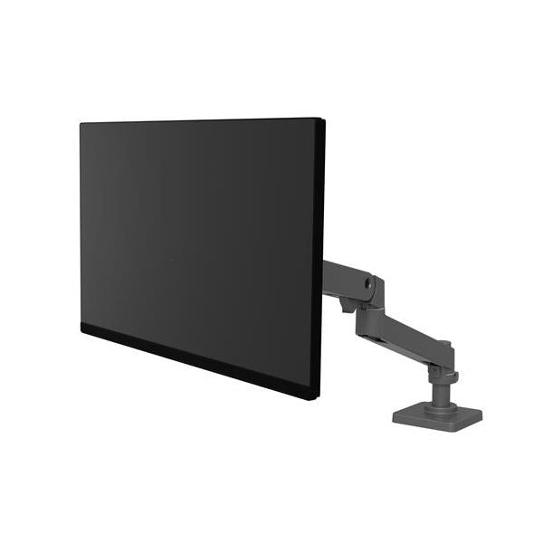 Ergotron LX Pro Desk Monitor Arm - Single Monitor Mount - Max. 34 inch screen - Dark Grey [45-682-293]