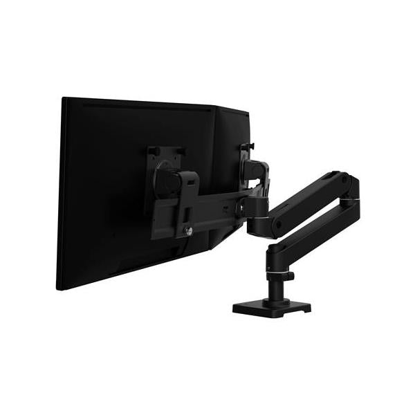 Ergotron LX Pro Desk Dual Direct Arm - Two Monitor Mount - Max. 27 inch screen - Black [45-684-292]