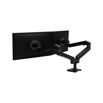Ergotron LX Pro Dual Side-by-Side Arm - Two Monitor Mount - Max. 27 inch screen - Black [45-686-292]